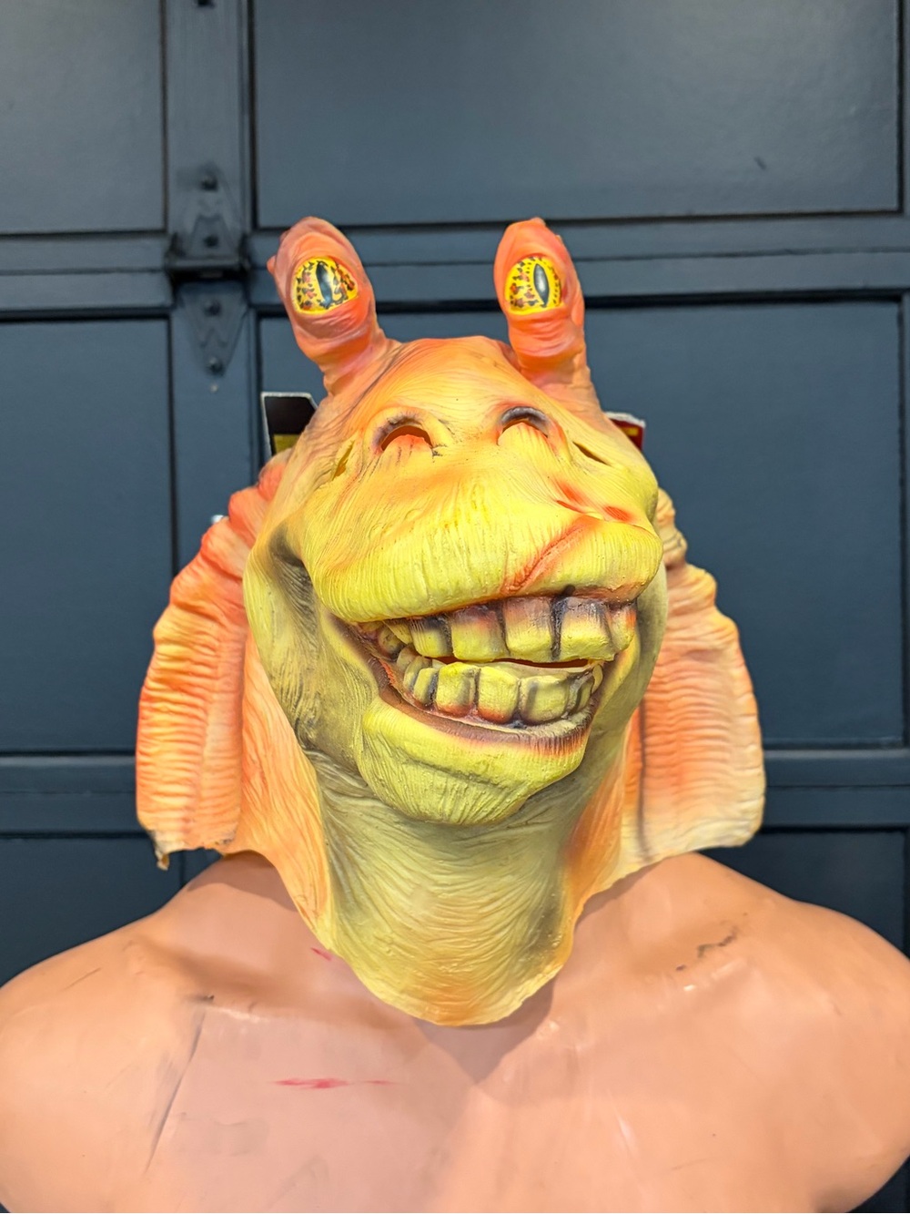 Vintage 1999 Star Wars Episode I Jar Jar Binks Latex Mask NWT Original Tag